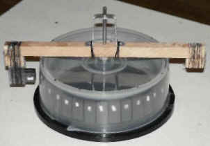 Фото простейшего макета ЭМДГ с внешним ПМ ротором